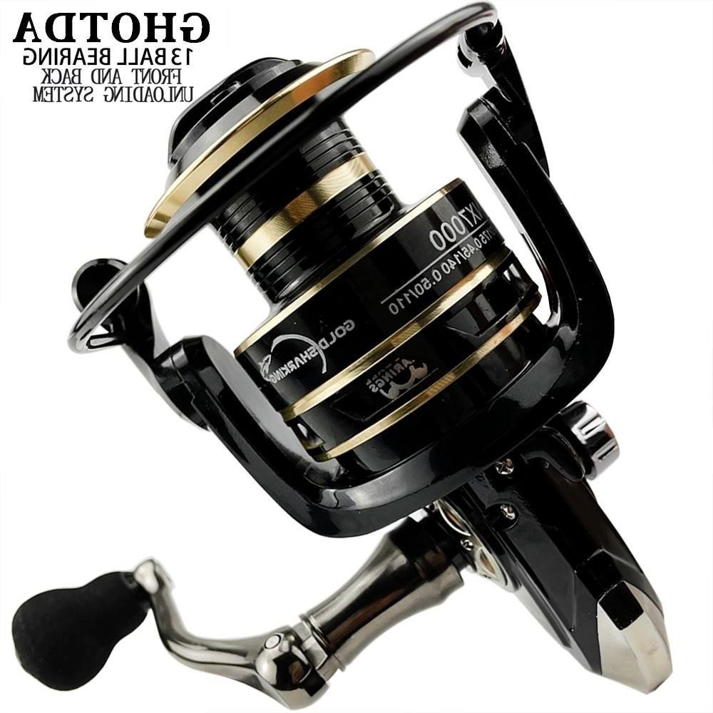 GHOTDA 12+1BB Fishing Reel Fishing Reel 30kg Max Drag 4.0:1 All